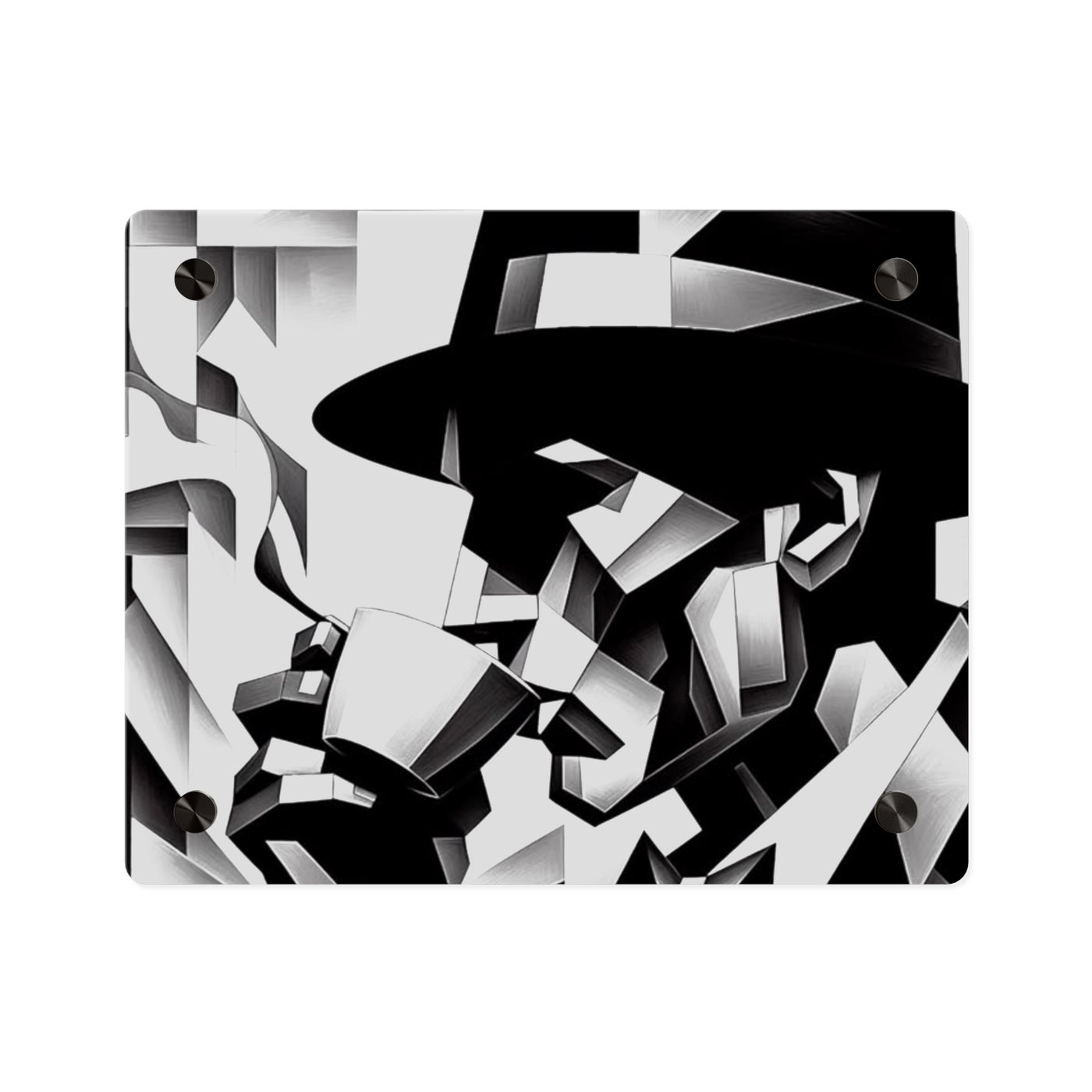 Chic Acrylic Wall Art Panels - Modern Black & White Home Decor - Picknmore
