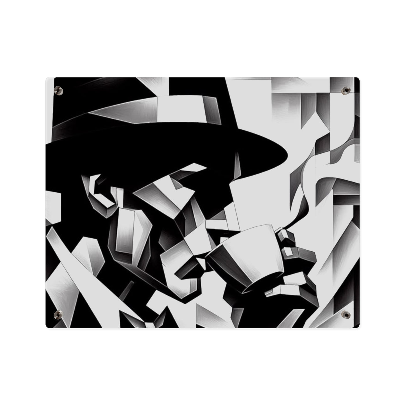 Chic Acrylic Wall Art Panels - Modern Black & White Home Decor - Picknmore