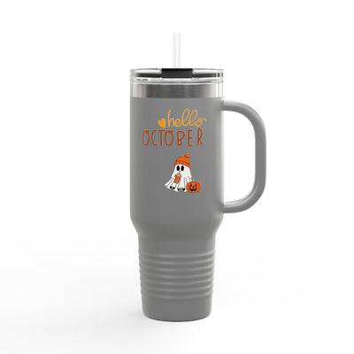 Halloween-Themed Insulated Travel Mug | 40oz | Perfect for October Parties, Fall Events, Cozy Drinks, Gifts for Coffee Lovers - Picknmore