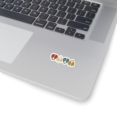 Musical Guitar Picks Stickers, Creative Décor, Gift for Musicians, Laptop Stickers. - Picknmore