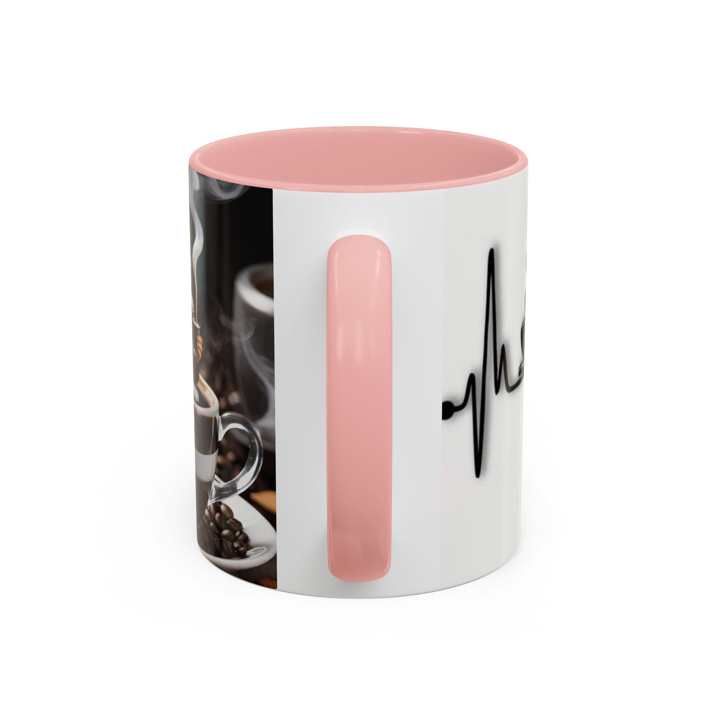 Coffee Lover's Heartbeat Mug - Caffeine Addiction Design - Picknmore