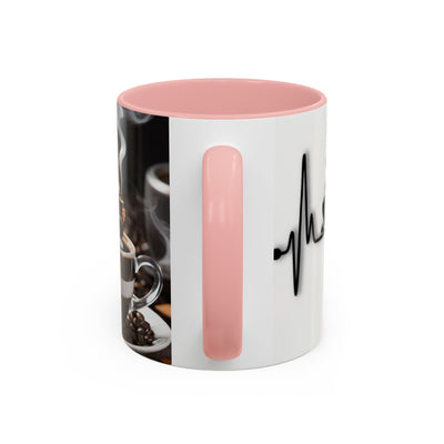 Coffee Lover's Heartbeat Mug - Caffeine Addiction Design - Picknmore