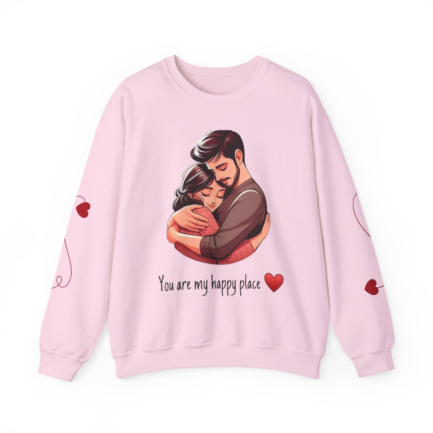 Love-Themed Crewneck Sweatshirt - Cozy Gift for Couples - Picknmore
