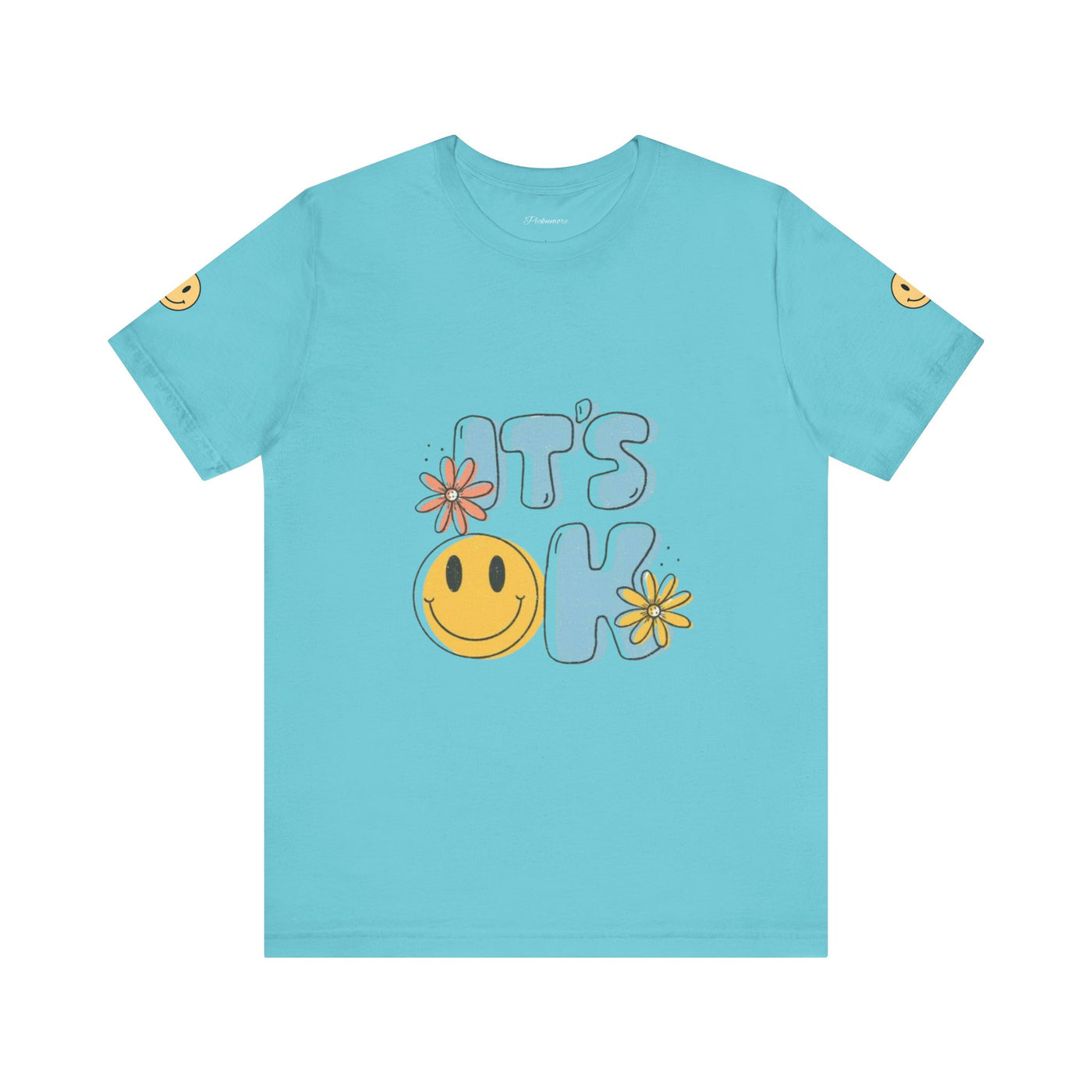 Floral Tee, Gift for Friends, Girl Elegance. - Picknmore