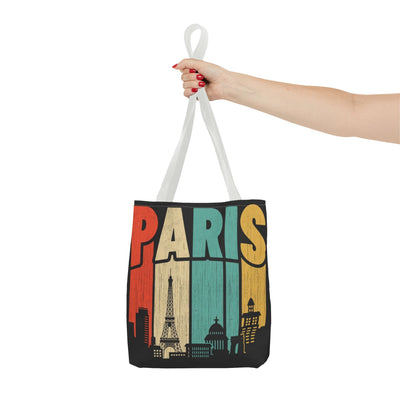 Paris Cityscape Tote Bag - Parisian Art Print Shopping Bag - Picknmore