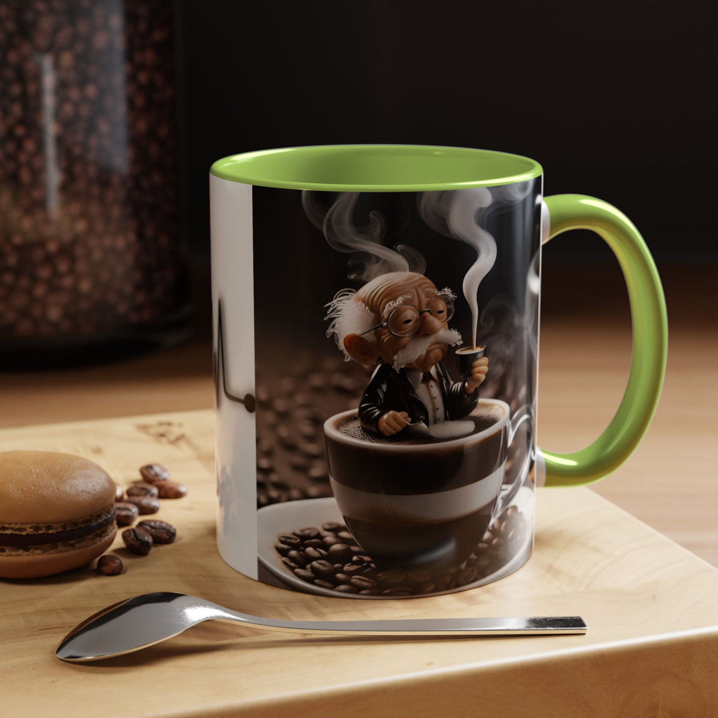 Coffee Lover's Heartbeat Mug - Caffeine Addiction Design - Picknmore