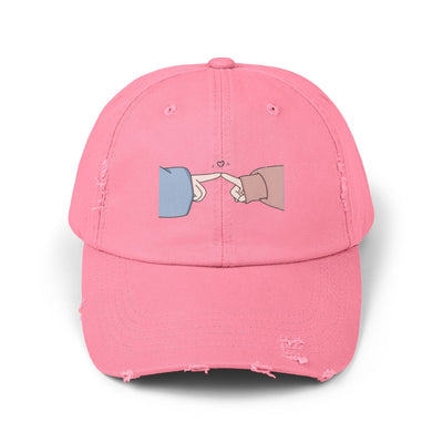 Playful Finger Pointing Hat - Fun Distressed Cap for Girls - Picknmore