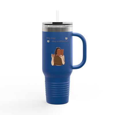 Insulated Travel Mug for Book Lovers, Enjoy Every Sip, Perfect Gift for Readers, 40oz Coffee Tumbler, Travel Cup for Busy Days - Picknmore