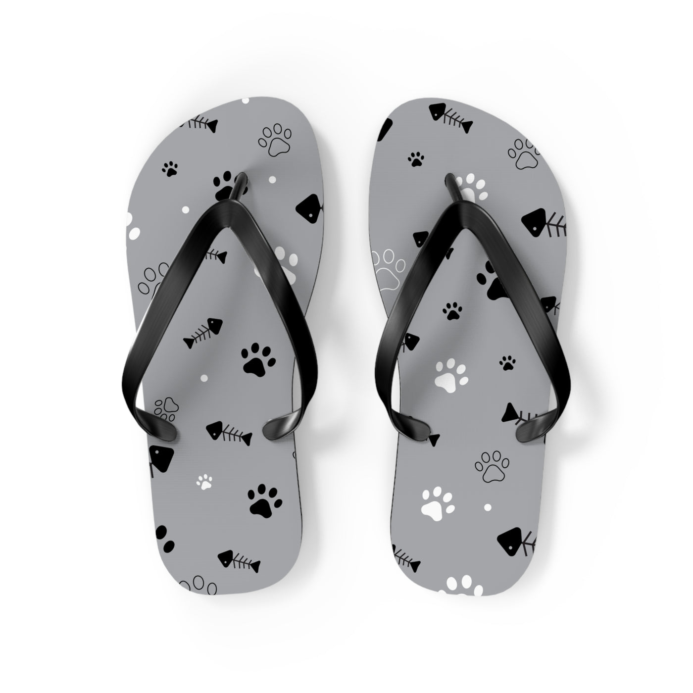 Dog Lover's Flip Flops | Cute Paw Print Outdoor Sandals for Summer, Pet Gifts, Beachwear, Relaxation Footwear, Animal Lover Accessories - Picknmore