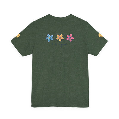 Floral Tee, Gift for Friends, Girl Elegance. - Picknmore