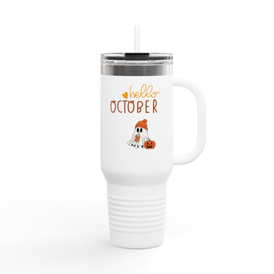 Halloween-Themed Insulated Travel Mug | 40oz | Perfect for October Parties, Fall Events, Cozy Drinks, Gifts for Coffee Lovers - Picknmore