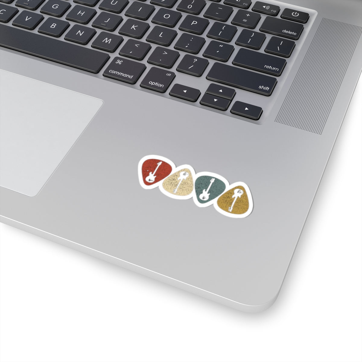 Musical Guitar Picks Stickers, Creative Décor, Gift for Musicians, Laptop Stickers. - Picknmore