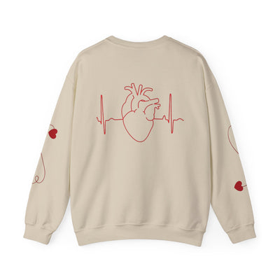 Love-Themed Crewneck Sweatshirt - Cozy Gift for Couples - Picknmore