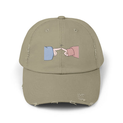 Playful Finger Pointing Hat - Fun Distressed Cap for Girls - Picknmore