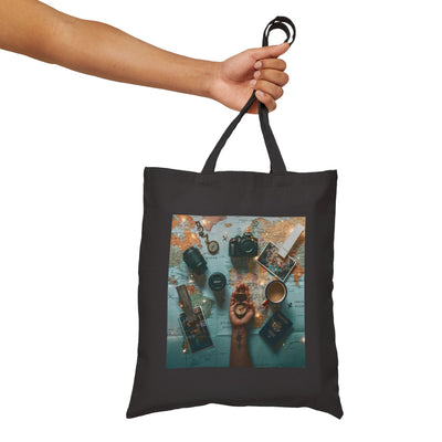 Travel Inspiration Tote Bag - Eco-Friendly Canvas Adventure Bag - Picknmore