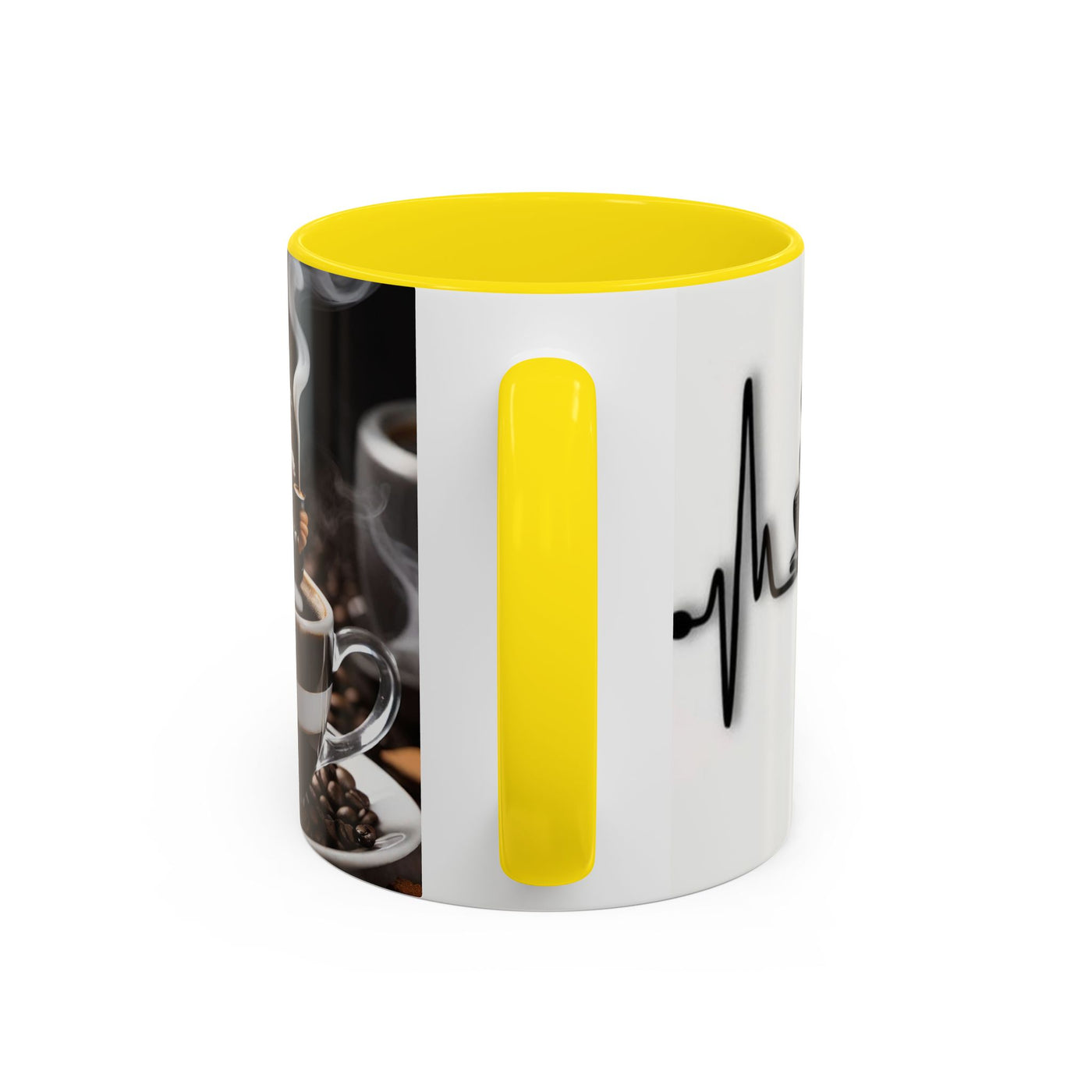 Coffee Lover's Heartbeat Mug - Caffeine Addiction Design - Picknmore