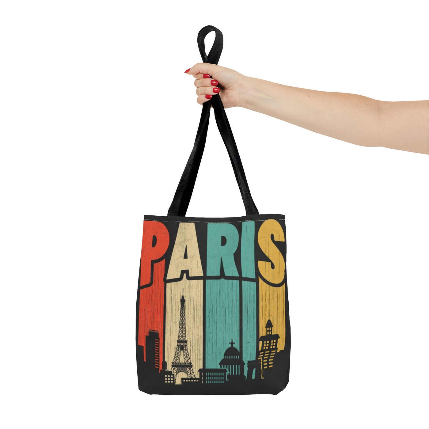 Paris Cityscape Tote Bag - Parisian Art Print Shopping Bag - Picknmore