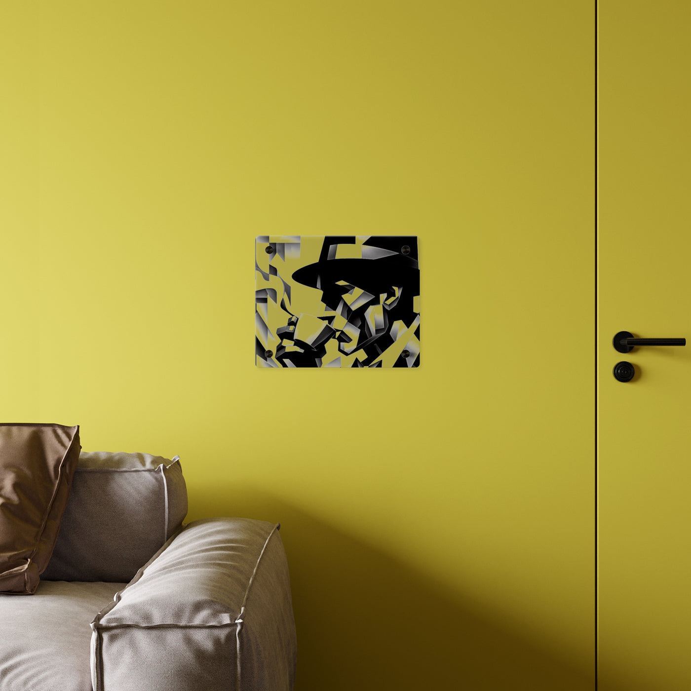 Chic Acrylic Wall Art Panels - Modern Black & White Home Decor - Picknmore