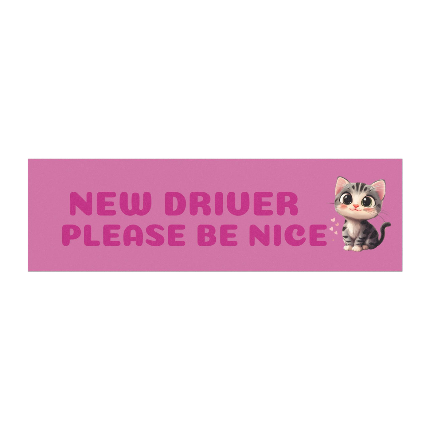 New Driver Car Magnet - Cute Safety Sign for Girls & Teen Drivers - Picknmore