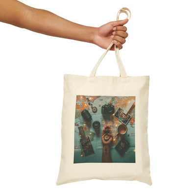 Travel Inspiration Tote Bag - Eco-Friendly Canvas Adventure Bag - Picknmore