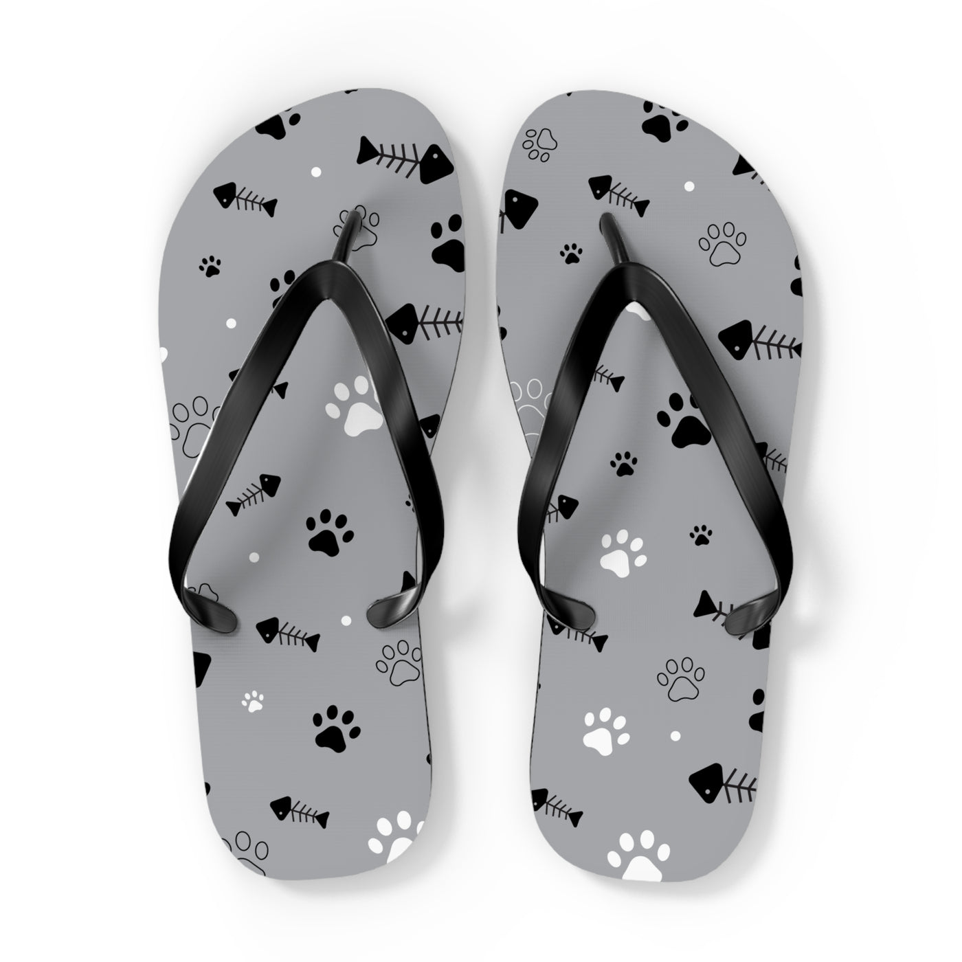 Dog Lover's Flip Flops | Cute Paw Print Outdoor Sandals for Summer, Pet Gifts, Beachwear, Relaxation Footwear, Animal Lover Accessories - Picknmore