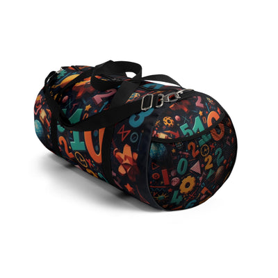 Colorful Numbers Duffel Bag - Fun Travel & Gym Bag for Students - Picknmore