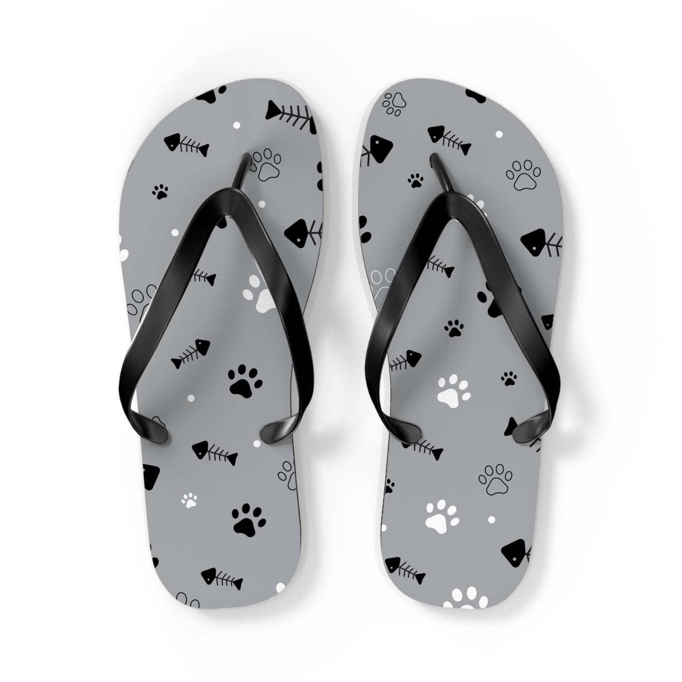 Dog Lover's Flip Flops | Cute Paw Print Outdoor Sandals for Summer, Pet Gifts, Beachwear, Relaxation Footwear, Animal Lover Accessories - Picknmore