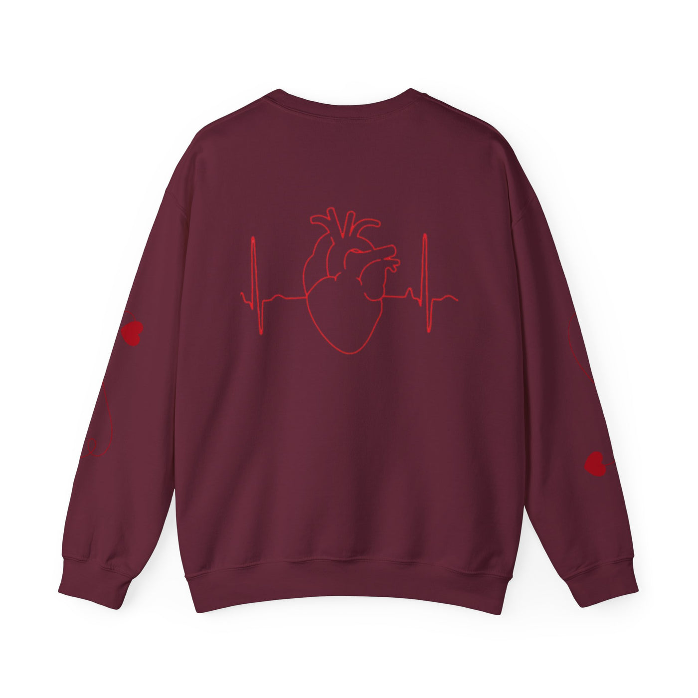 Love-Themed Crewneck Sweatshirt - Cozy Gift for Couples - Picknmore