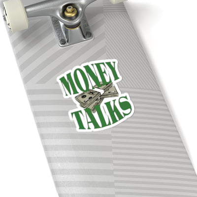 Money Talks Kiss-Cut Stickers - Funny Office Decor & Laptop Humor - Picknmore