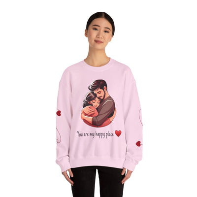 Love-Themed Crewneck Sweatshirt - Cozy Gift for Couples - Picknmore