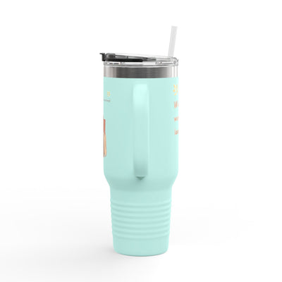 Insulated Travel Mug for Book Lovers, Enjoy Every Sip, Perfect Gift for Readers, 40oz Coffee Tumbler, Travel Cup for Busy Days - Picknmore