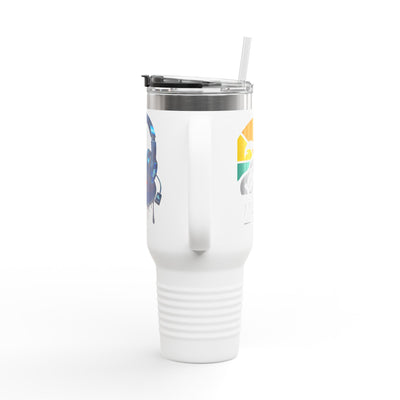 Colorful 40oz Travel Mug - Insulated Tumbler for Music Lovers - Picknmore
