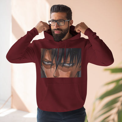 Levi Ackerman Hoodie - Attack on Titan Three-Panel Fleece - Picknmore