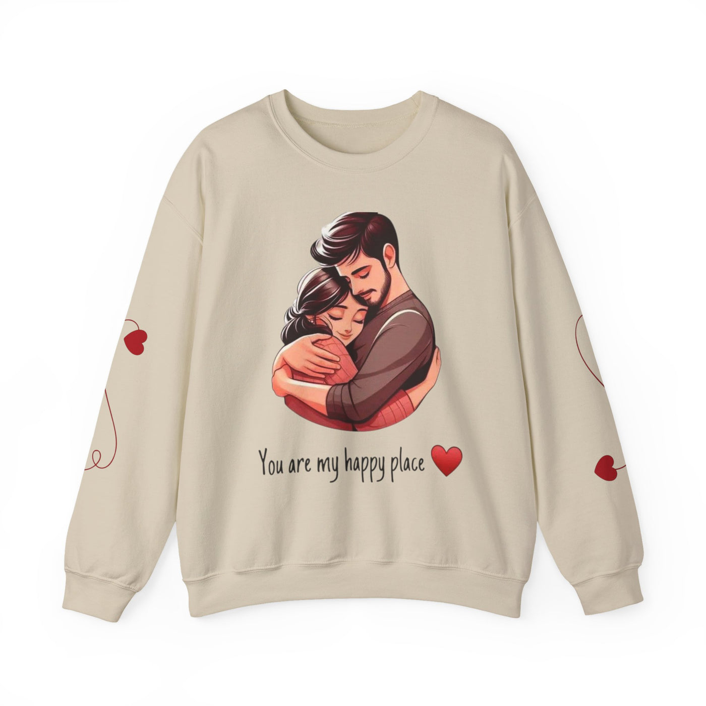 Love-Themed Crewneck Sweatshirt - Cozy Gift for Couples - Picknmore