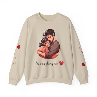 Love-Themed Crewneck Sweatshirt - Cozy Gift for Couples - Picknmore