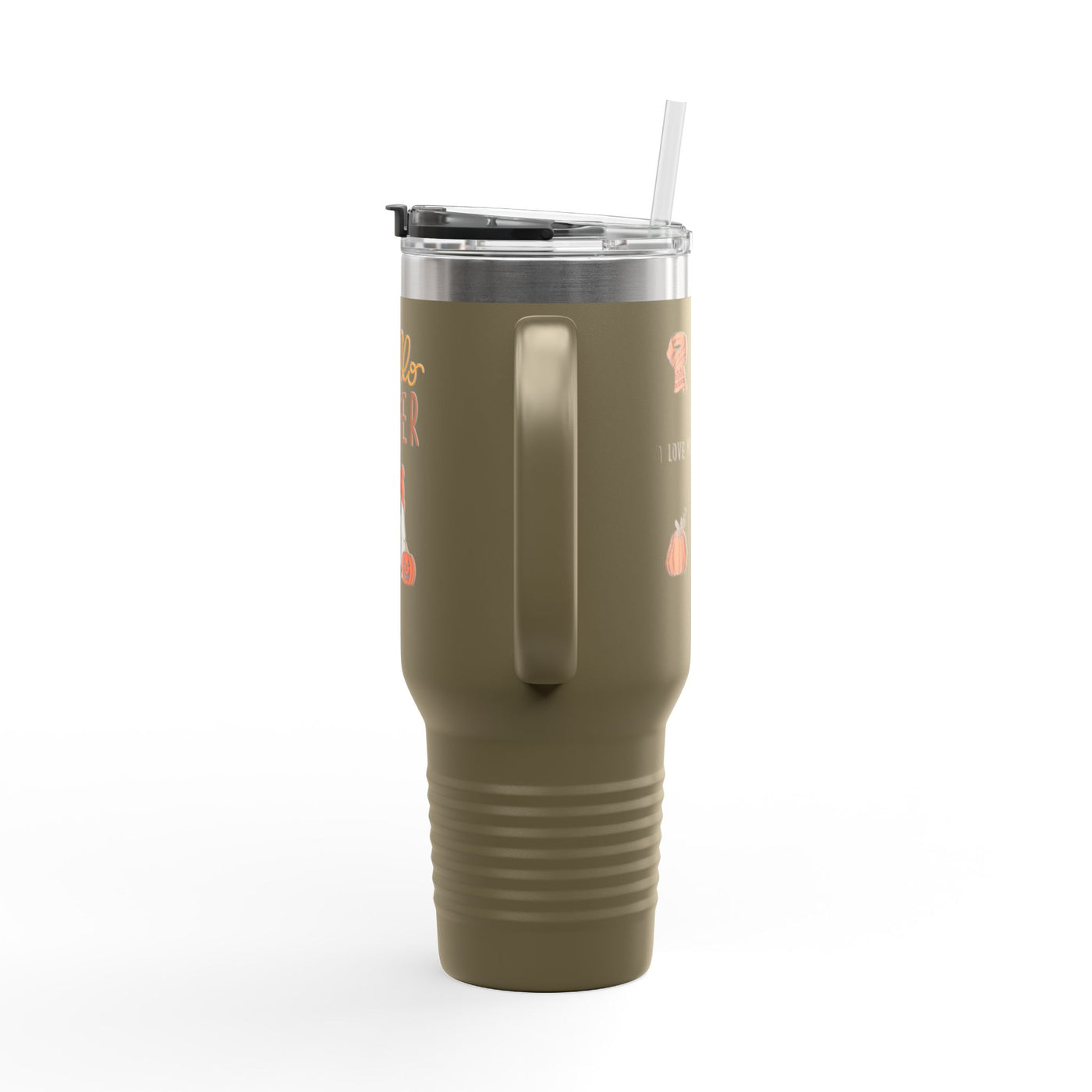Halloween-Themed Insulated Travel Mug | 40oz | Perfect for October Parties, Fall Events, Cozy Drinks, Gifts for Coffee Lovers - Picknmore