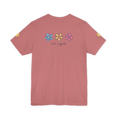 Floral Tee, Gift for Friends, Girl Elegance. - Picknmore
