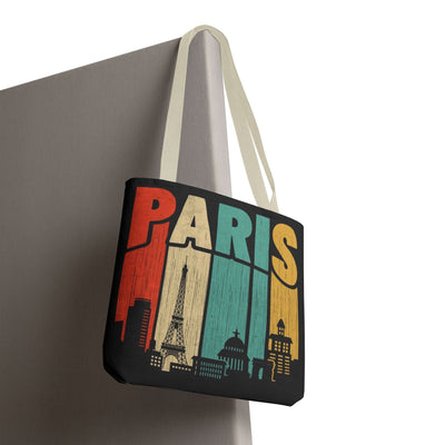 Paris Cityscape Tote Bag - Parisian Art Print Shopping Bag - Picknmore