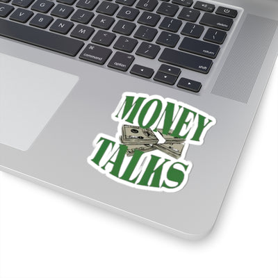 Money Talks Kiss-Cut Stickers - Funny Office Decor & Laptop Humor - Picknmore