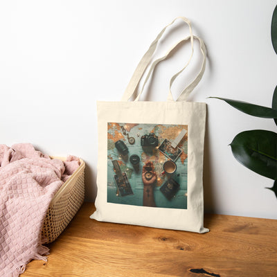 Travel Inspiration Tote Bag - Eco-Friendly Canvas Adventure Bag - Picknmore