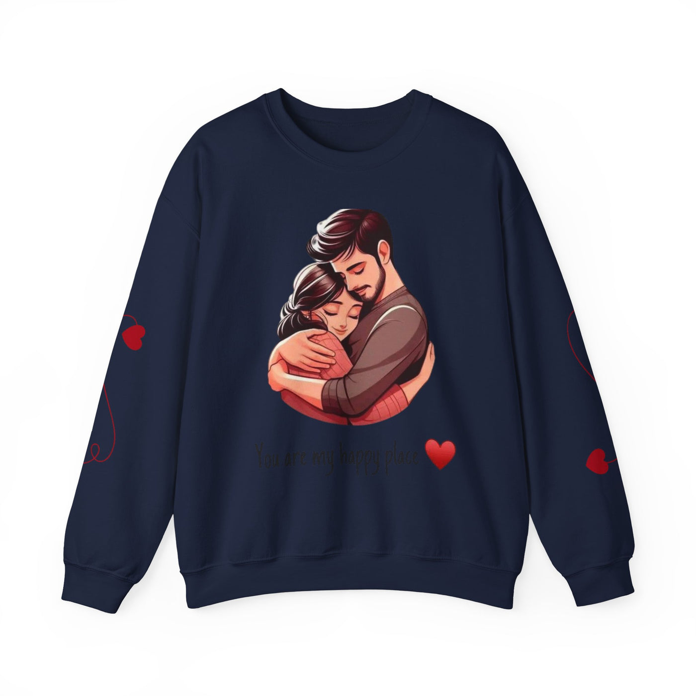 Love-Themed Crewneck Sweatshirt - Cozy Gift for Couples - Picknmore