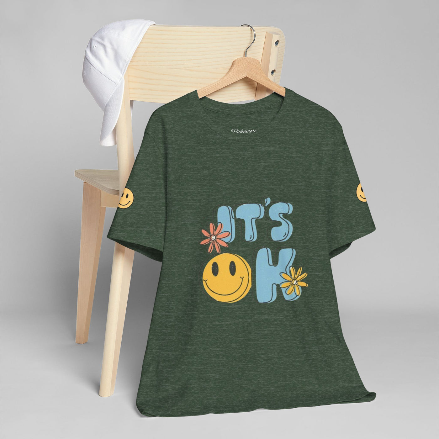 Floral Tee, Gift for Friends, Girl Elegance. - Picknmore