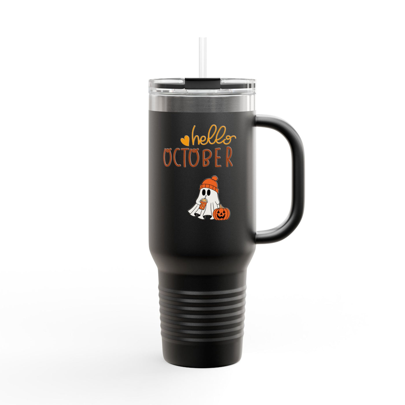 Halloween-Themed Insulated Travel Mug | 40oz | Perfect for October Parties, Fall Events, Cozy Drinks, Gifts for Coffee Lovers - Picknmore
