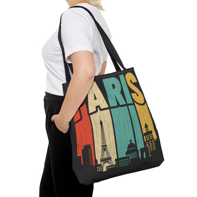 Paris Cityscape Tote Bag - Parisian Art Print Shopping Bag - Picknmore