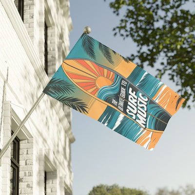 Surf Music Flag - Beach Decor Tropical Wall Art for Ocean Lovers - Picknmore
