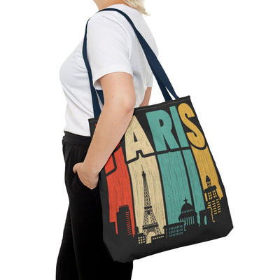Paris Cityscape Tote Bag - Parisian Art Print Shopping Bag - Picknmore