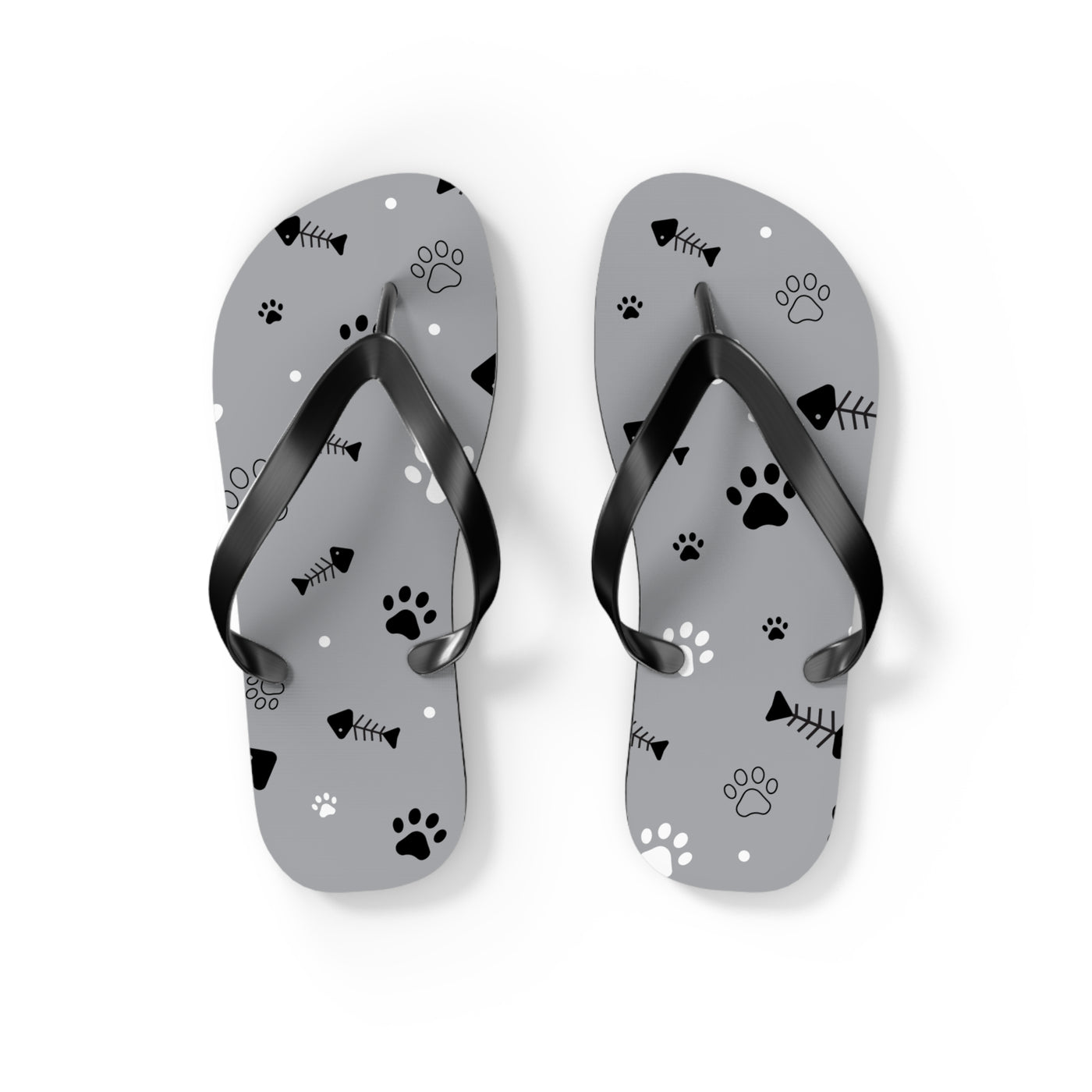 Dog Lover's Flip Flops | Cute Paw Print Outdoor Sandals for Summer, Pet Gifts, Beachwear, Relaxation Footwear, Animal Lover Accessories - Picknmore
