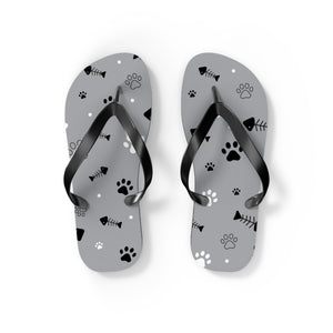Dog Lover's Flip Flops | Cute Paw Print Outdoor Sandals for Summer, Pet Gifts, Beachwear, Relaxation Footwear, Animal Lover Accessories - Picknmore