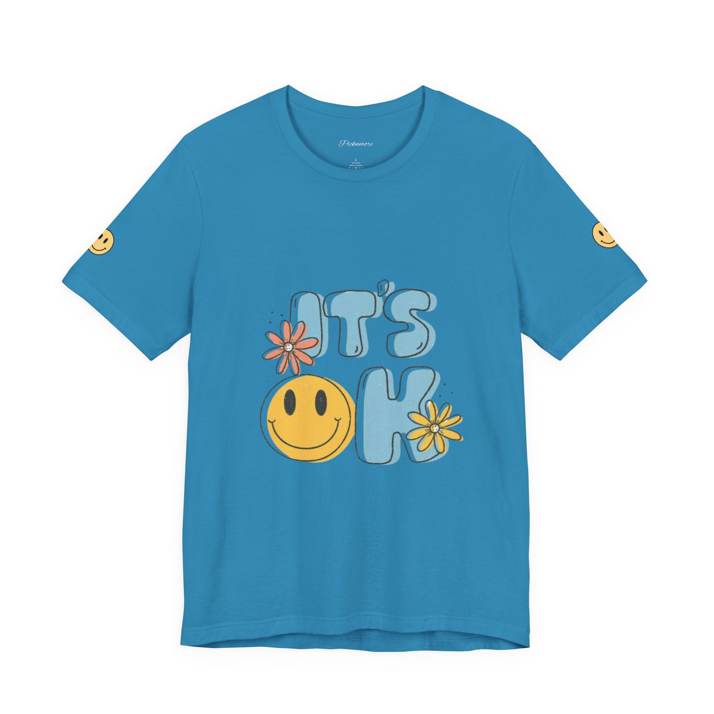 Floral Tee, Gift for Friends, Girl Elegance. - Picknmore