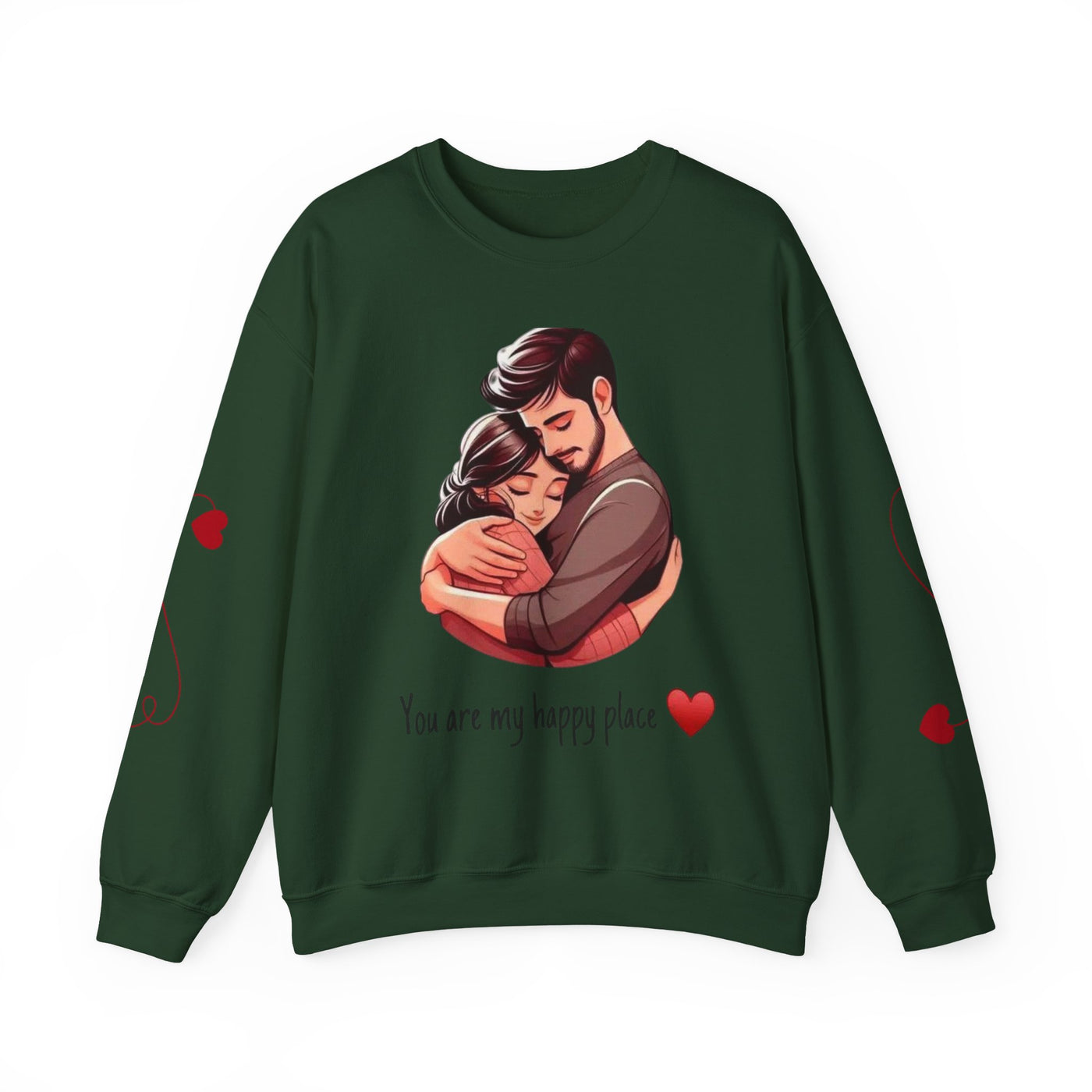 Love-Themed Crewneck Sweatshirt - Cozy Gift for Couples - Picknmore